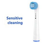 Oral-B compatible brush heads SB-417A - Sensitive / Soft - 4 pcs.